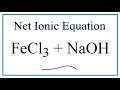 Net Ionic Equations and Ion Charges