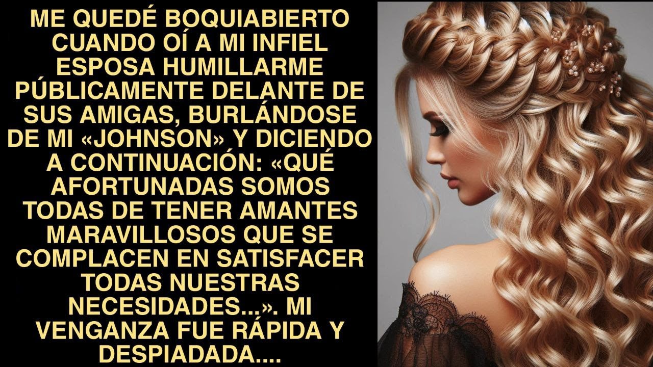 Me Quedé Boquiabierto Cuando Oí A Mi Infiel Esposa Humillarme Públicamente Delante De Sus Amigas