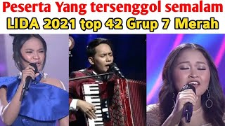 Pupus Sudah‼️Yang tersenggol tadi malam Lida 2021 top 42 grup 7 Tim Merah❗Sayang Banget