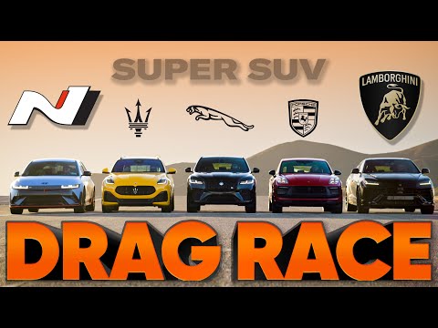 Ioniq 5 N V Urus Performante V Macan Gts V F-Pace Svr V Grecale Trofeo Cammisa Ultimate Drag Race