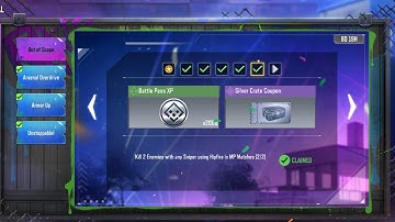 Kill 2 Enemies With Any Sniper Using HipFire In MP Matches. Call of Duty season 3 Task Complete.