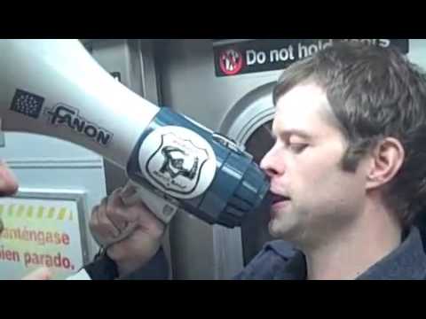 John Wray reads to commuters: Part 4