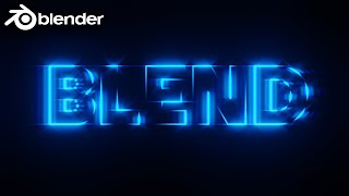 Blender - Looping Text Animation in Eevee Blender 2.81