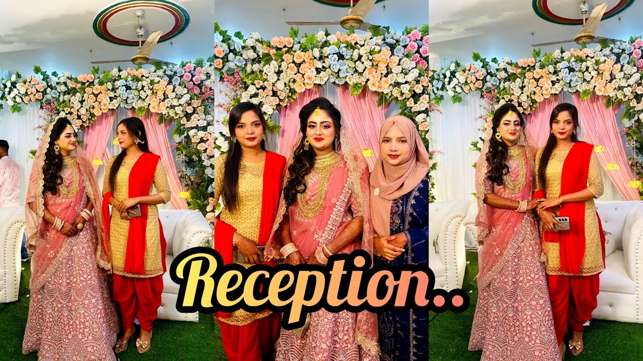 বান্ধবীর Reception..এ গিয়ে ছোট্ট subscriber।এর সাথে দেখা হয়ে গেল ..| Miss Isha | wedding vlog..