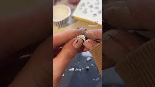 Making a Silver Clay Croissant