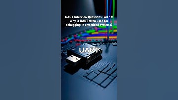 Why is UART often used for debugging in embedded systems?
