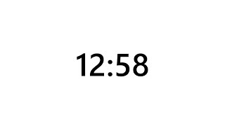 Timer for 12 minutes and 58 seconds