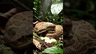 Baby Snakes Are Born 🐍🥚 #Snake #BabySnake #Wildlife #Nature #JungleLife #AnimalWorld  #Shorts