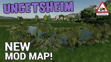UNGETSHEIM, NEW MOD MAP! MAP TOUR! Farming Simulator 19, PS4, New to Console!