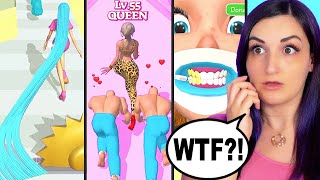 I Tried MORE App Games That Remind Me... BEING A GIRL IS WEIRD