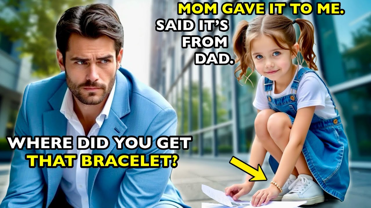 Little girl helped the CEO pick up papers—until he saw a family heirloom bracelet on her tiny wrist
