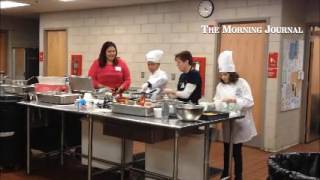 #Elyria fifth graders vie in a Sodexo Future Chefs competition March 3, 2016, at Elyria High School.