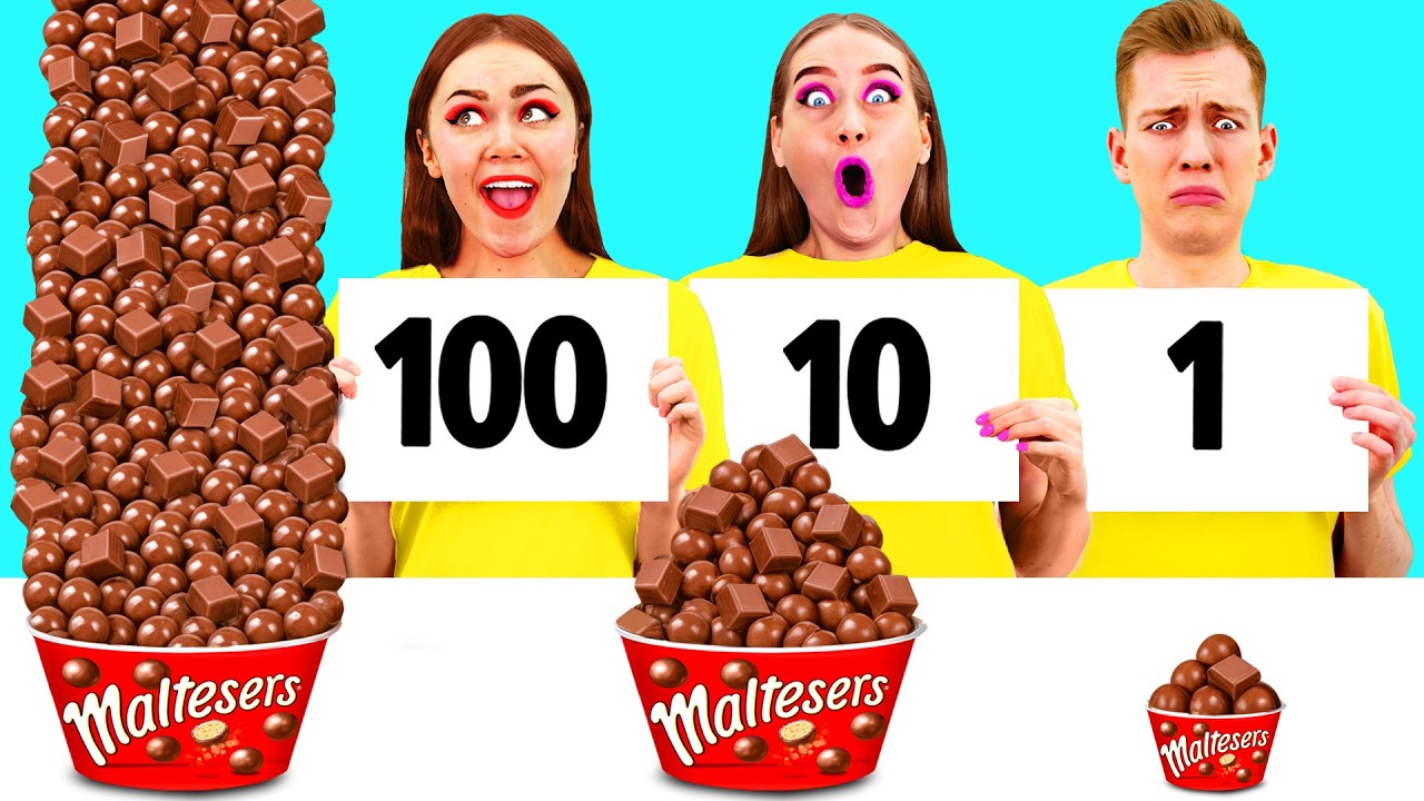 100 Layers of Food Challenge | Funny Kitchen War by PaRaRa Challenge ...