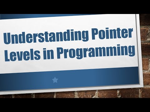 Understanding Pointer Levels in Programming