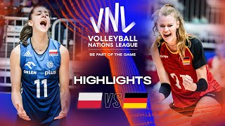 🇵🇱 POL vs. 🇩🇪 GER - Highlights Week 3 | Women's VNL 2023