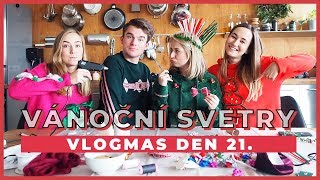 VLOGMAS Den 21. | Vánoční svetry s Shopaholic Nicol a Kovym!
