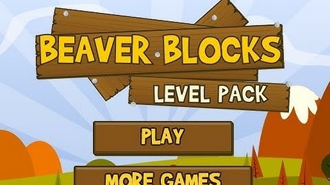 Beaver Blocks Level1-24 Walkthrough