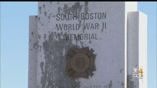 World War II Memorial In South Boston Covered In Oil By Vandals