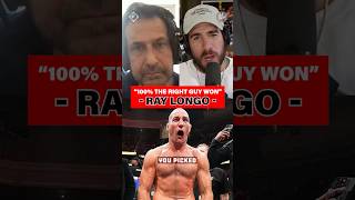 Ray Longo on why he has no doubt that Sean Strickland was the right decision Saturday night 🗣️