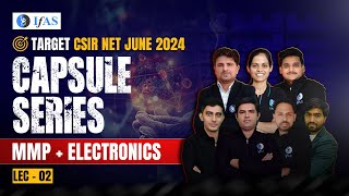 Mmp & Electronics For Csir Net | Capsule Series | Csir Net June 2024 | Lec. 2 | Ifas Physics