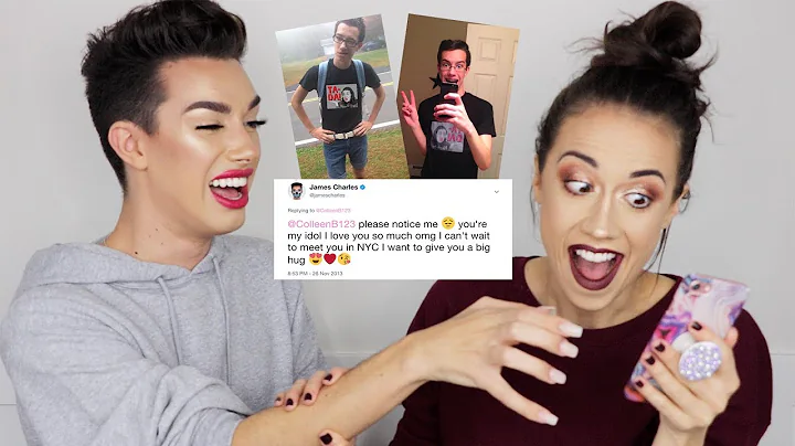 DOING COLLEEN BALLINGER'S MAKEUP WHILE SHE READS M...