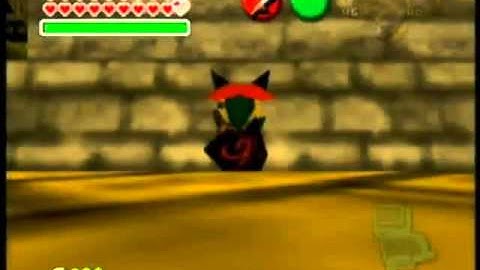 Bombchu Damage Boost to Hyrule Castle Courtyard