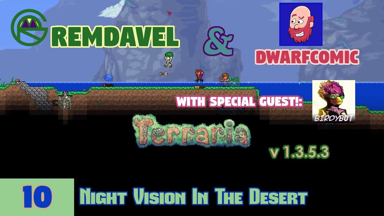 Terraria Episode 10 Night Vision In The Desert Coop with