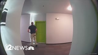 DoorDash driver caught on camera exposing himself at customer's front door