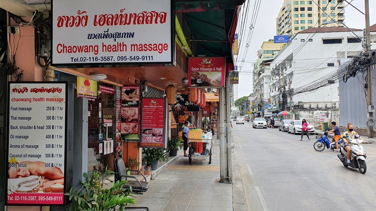 [4k] Massage Street Sukhumvit Soi 22 In Bangkok Under Lockdown May