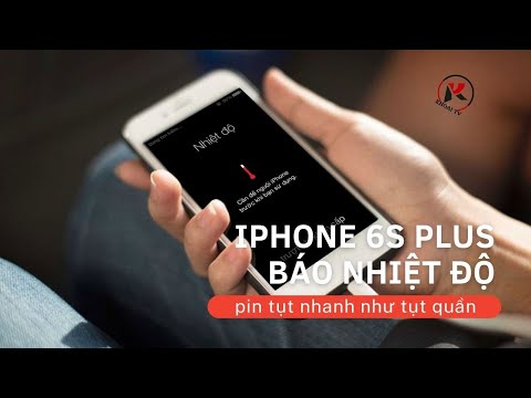 Video iphone 6s plus nóng máy hao pin báo nhiệt độ quá cao... - youtube