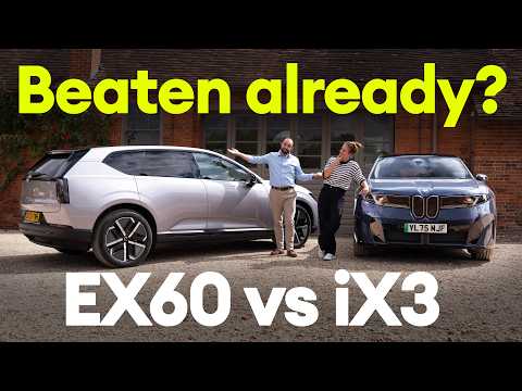 Video till Volvo EX60 lika bra som BMW iX3 i test