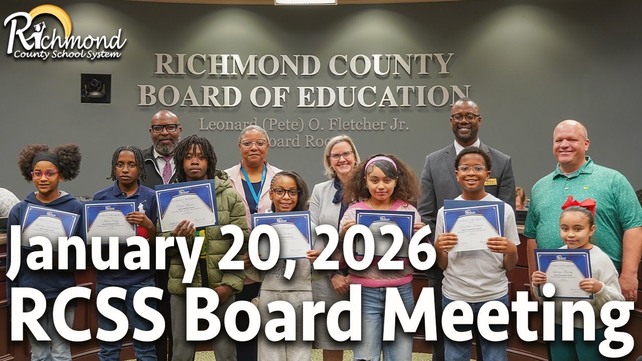 RCSS Board Meeting January 20, 2026