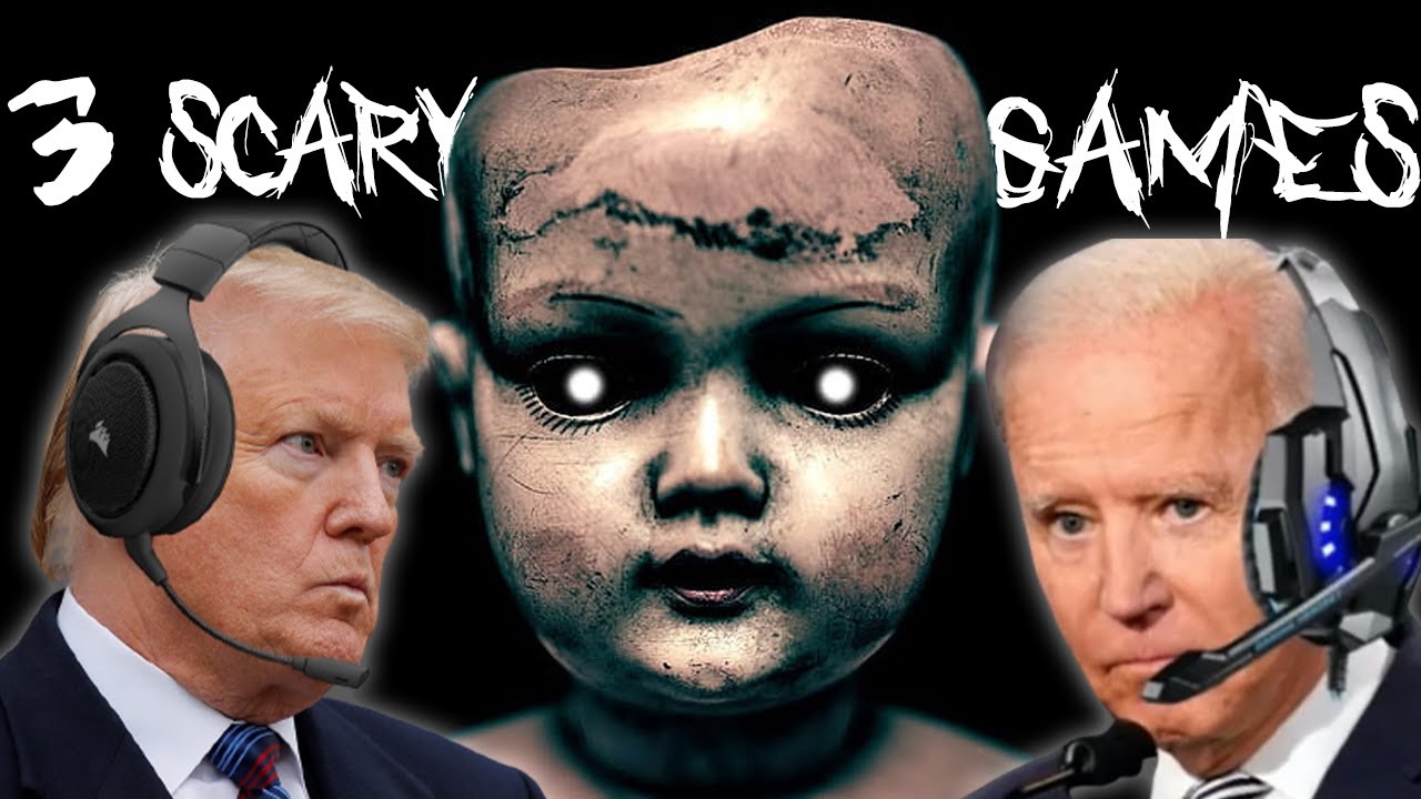 US Presidents Play 3 SCARY GAMES #4