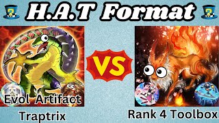 Evol Artifact Traptrix Vs Rank 4 Toolbox! | HAT Format Replay Review! | 2014 Yu-Gi-Oh! WCQ