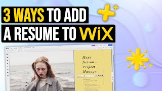 3 Ways to Add a Resume to Your Wix Website