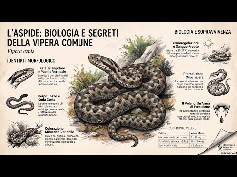l'Aspide, Viper aspis.