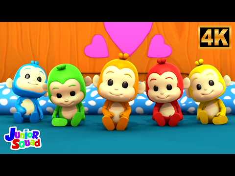 Five Little Monkeys | Baby Songs & Nursery Rhymes for Toddlers
