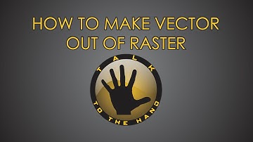 Quick tracing - how to make vector from raster image tutorial- Corel Draw X6
