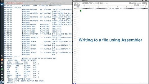 MVS Tk4: Printing the PARM from an Assembler program