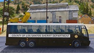Coach Police Bus - GTA V MOD | 2.7K / 1440p ! _REVIEW screenshot 5
