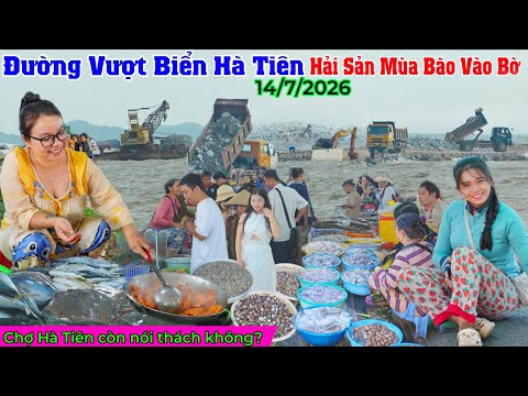 Về đường vượt biển hà tiên mùa bão hải sản vào bờ đi chợ hà tiên còn nói thách không 