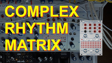 Programmable Rhythms - Tiptop Audio & Buchla 242t Demo