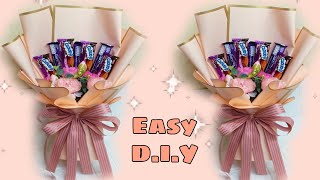 2in1 Chocolate Bouquet Tutorial with flower