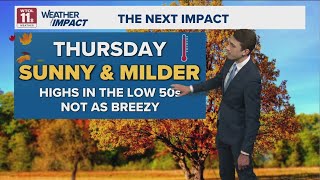 Mostly sunny warmup to end week; rain possible over weekend | WTOL 11 Weather