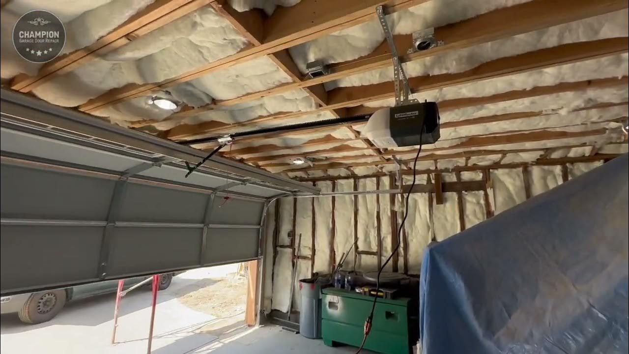 Garage door opener noise level what type of garage door opener is