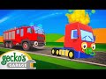 Wheels On The Trucks | Baby Truck | Gecko&#39;s Garage | Kids Songs