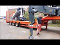 Pesci Crane trailer fassi Hiab PM truck mounted crane