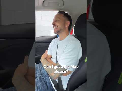 Embarrassing my daughters at the drive thru again!