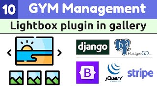 Lightbox plugin for gallery image | Django Full Course: Gym Management System | Django Tutorial #10