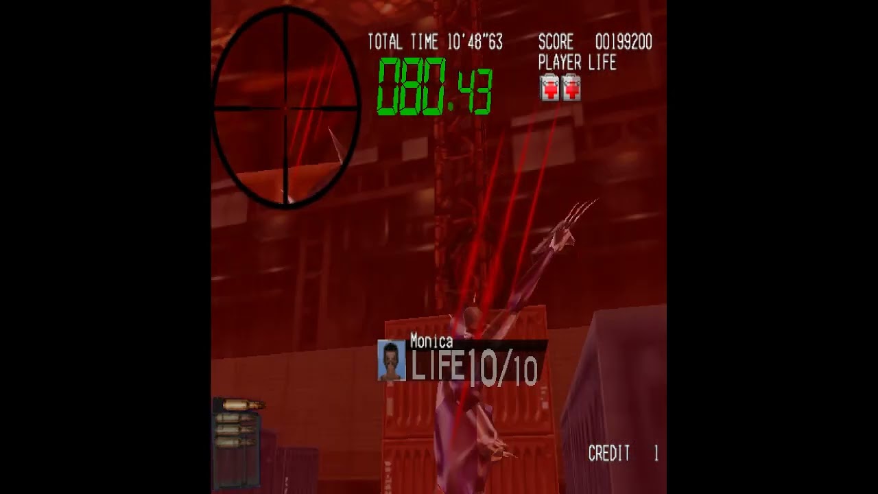 Silent Scope (Dreamcast) - Monica in 3 Shots